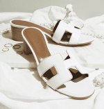 Hermes Oasis Sandals 26Mm In White - Image 3