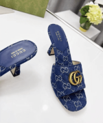 Gucci Women'S Gg Denim Sandals - Image 5