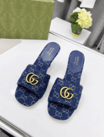 Gucci Women'S Gg Denim Sandals - Image 7