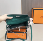 Hermès Kelly 25 Alligator Vert Emerald 25Cm - Image 5