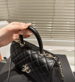Chanel Trendy Cc Top Handle Bag Python Black 23Cm - Image 5