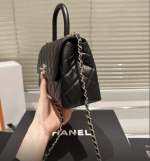 Chanel Trendy Cc Top Handle Bag Python Black 23Cm - Image 6