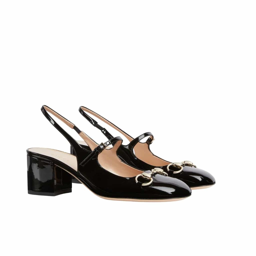 Gucci Women's Horsebit Pump Black Leather 801893 Bnc80 1000 - Image 2