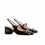 Gucci Women's Horsebit Pump Black Leather 801893 Bnc80 1000