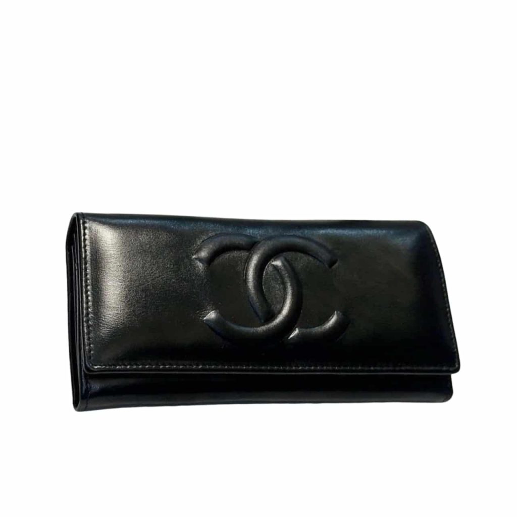 Chanel Long Wallet Black 19Cm - Image 2