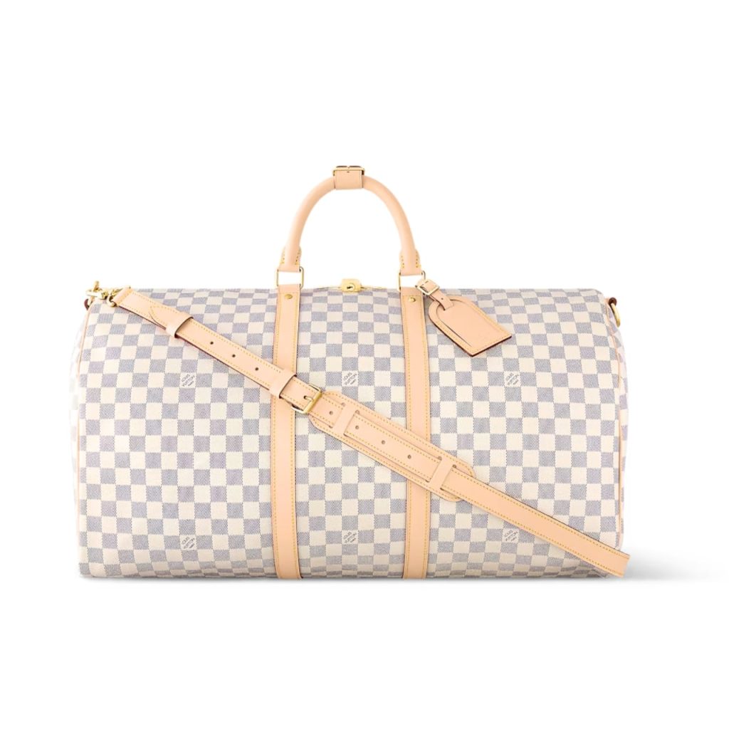 Louis Vuitton Keepall Bandoulière Travel Bag Beige 45Cm N41429 - Image 2