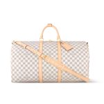 Louis Vuitton Keepall Bandoulière Travel Bag Beige 45Cm N41429
