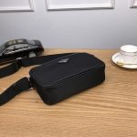 Prada Triangle Logo Re Nylon And Saffiano Leather Black 24Cm 2Vh048 2Dmh F0002 V Ooo - Image 5