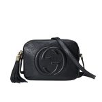 Gucci Soho Small Leather Disco Bag Black 308364 A7M0G 1000