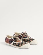 VALENTINO BAY BY BAY SNEAKERS IN VOYAGE IMAGINAIRE DENIM FABRIC - Image 2