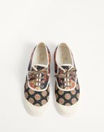 VALENTINO BAY BY BAY SNEAKERS IN VOYAGE IMAGINAIRE DENIM FABRIC - Image 3