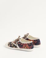 VALENTINO BAY BY BAY SNEAKERS IN VOYAGE IMAGINAIRE DENIM FABRIC - Image 4