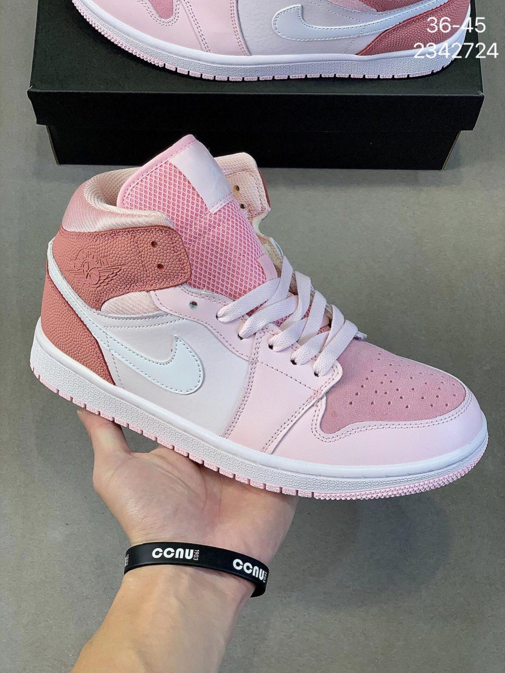 Air Jordan 1 Mid Digital Pink - Image 3