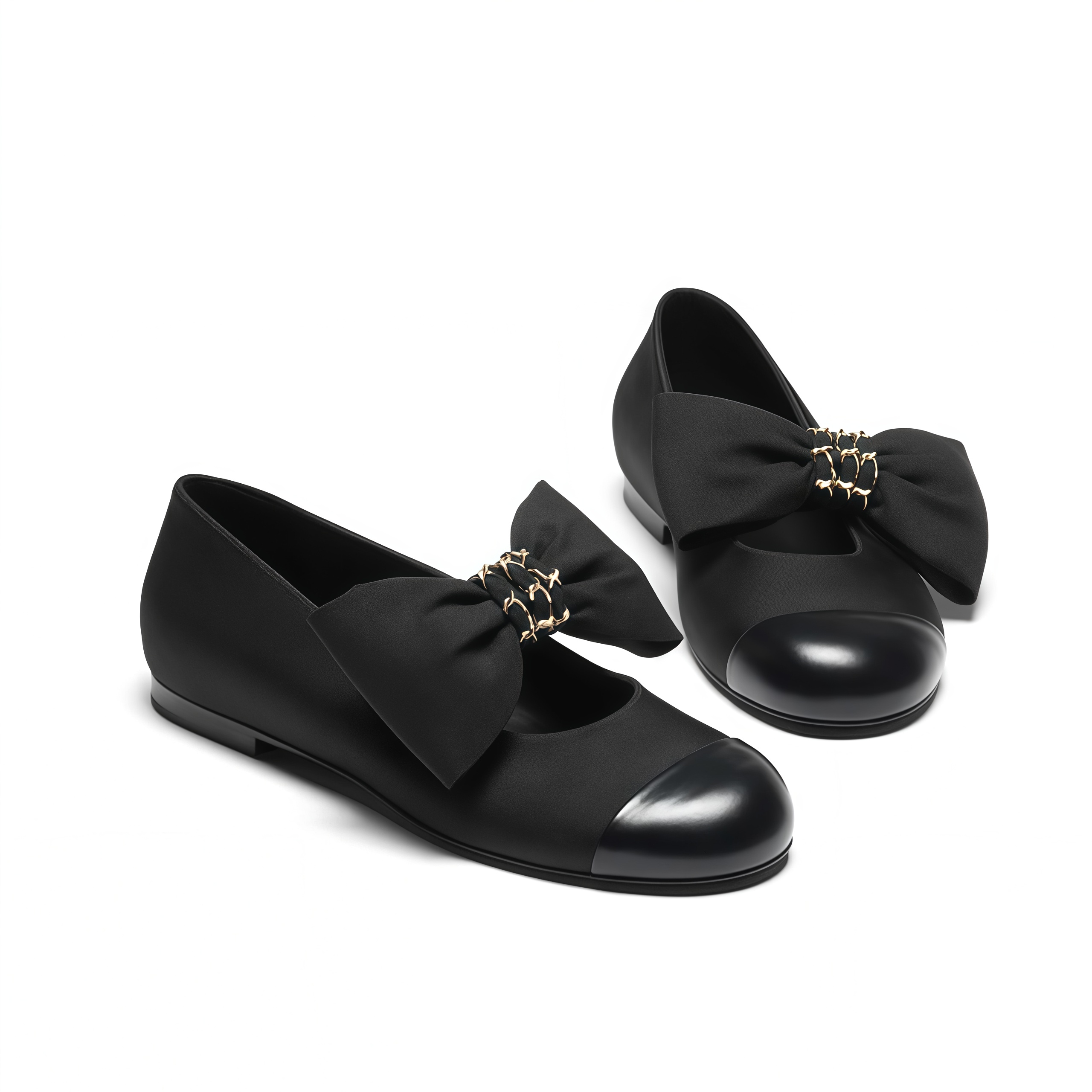 BeautyPlus-Image-Enhancer-1759739522667.jpg Chanel Mary Janes Grosgrain Black G46811 B22270 94305 - Image 1
