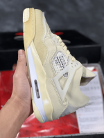 Off-White x Air Jordan AJ4 Retro Cream - Image 4