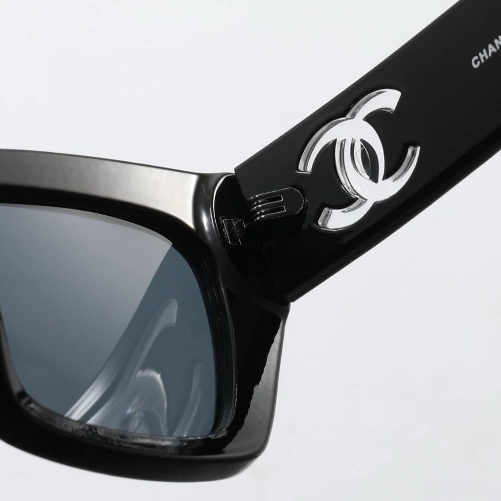 Chanel Cat Eye Sunglasses Acetate And Nylon Black - Image 4