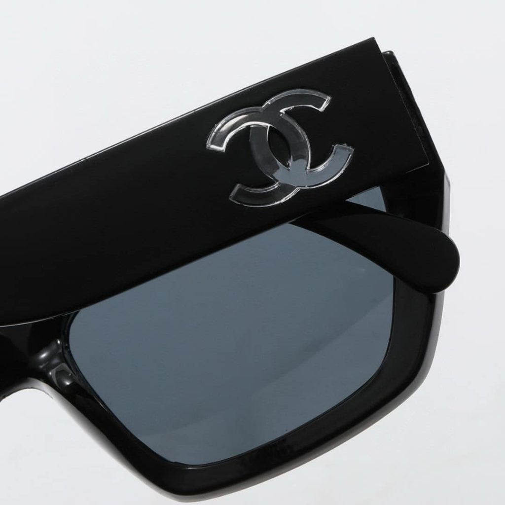 Chanel Cat Eye Sunglasses Acetate And Nylon Black - Image 3