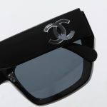 Chanel Cat Eye Sunglasses Acetate And Nylon Black - Image 3