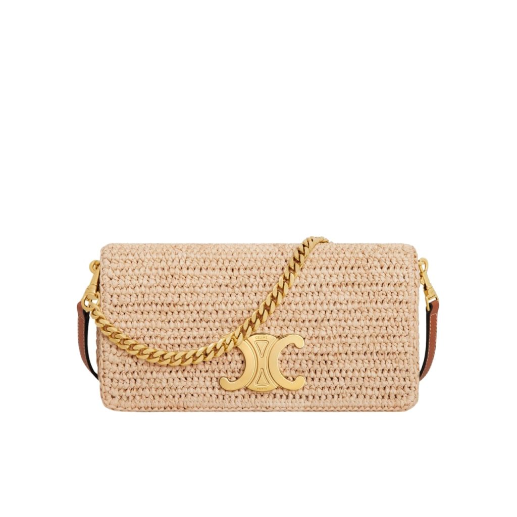 Celine Multipochette In Raffia Tan 23Cm - Image 2