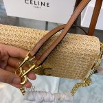 Celine Multipochette In Raffia Tan 23Cm - Image 6