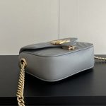 Gucci Gg Marmont Mini Shoulder Bag Grey 17cm - Image 4