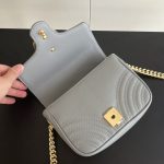 Gucci Gg Marmont Mini Shoulder Bag Grey 17cm - Image 5
