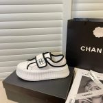 Chanel White Cc Cap Toe Slipon Sneaker White - Image 5