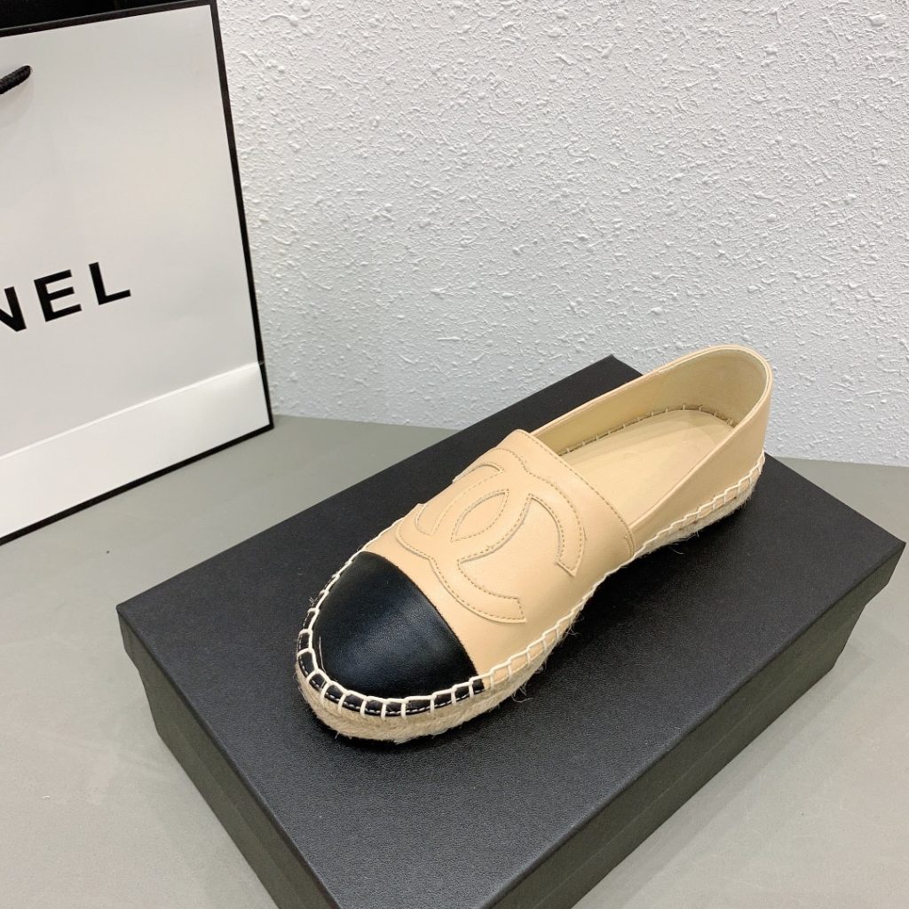 Chanel Espadrilles Beige Black G29762 X01000 C0204 - Image 5