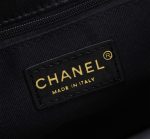 Chanel Mix Accordion Cc Flap Bag Quilted Glazed Leather Black 23Cm - Image 5