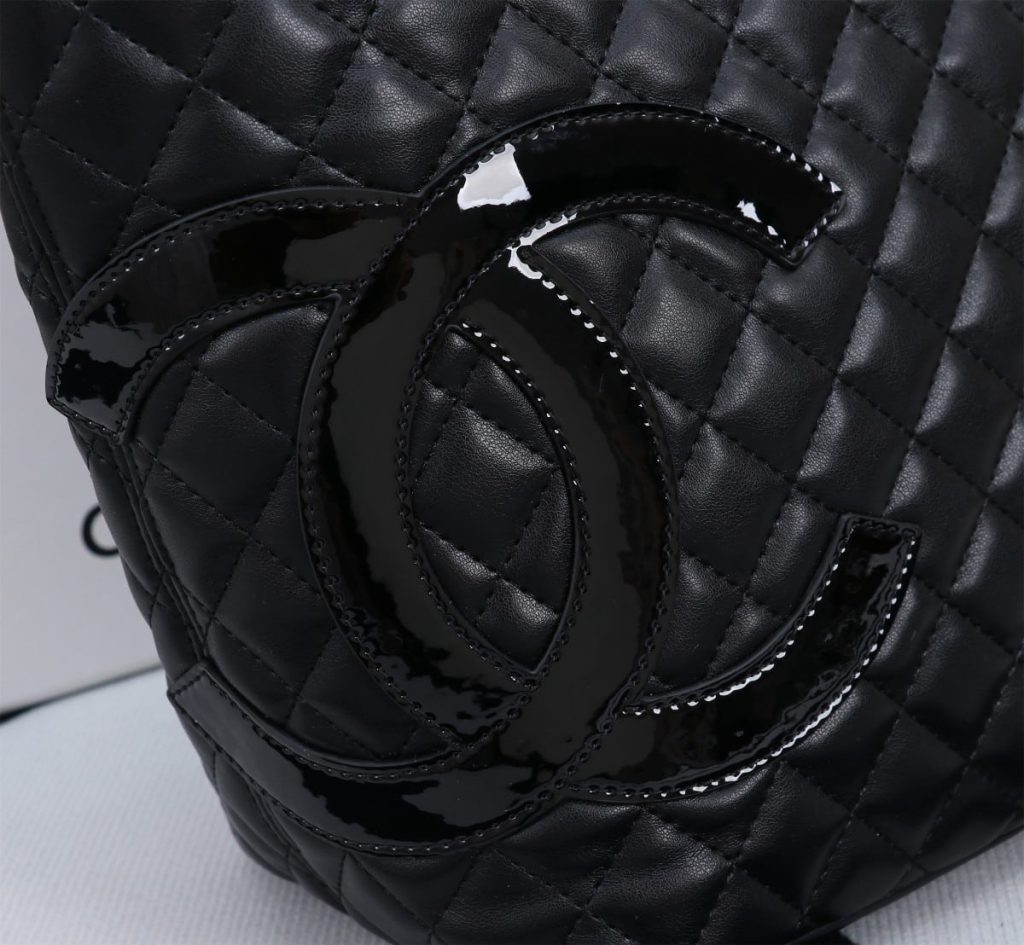 Chanel Cambon Line Large Tote Bag In Black 41Cm A25169 - Image 6