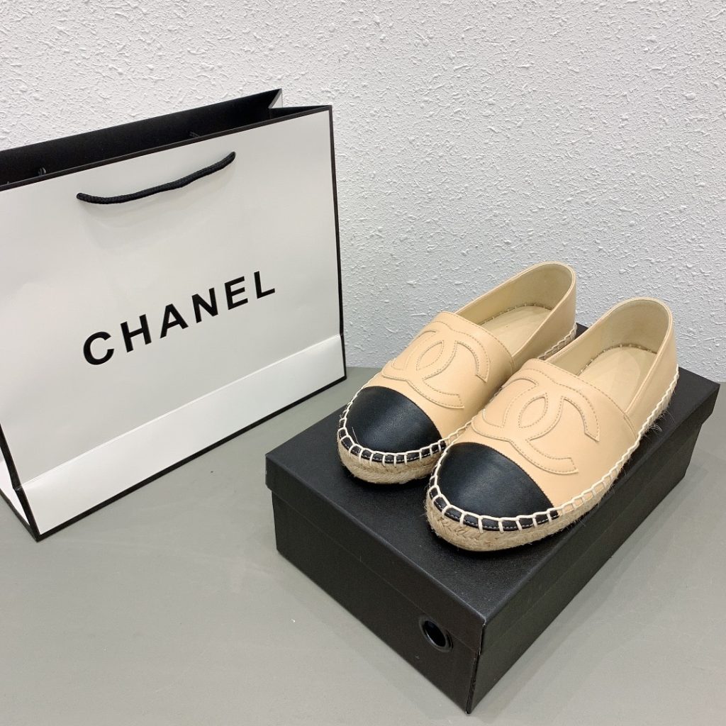 Chanel Espadrilles Beige Black G29762 X01000 C0204 - Image 6