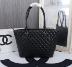 Chanel Cambon Line Large Tote Bag In Black 41Cm A25169 - Image 4