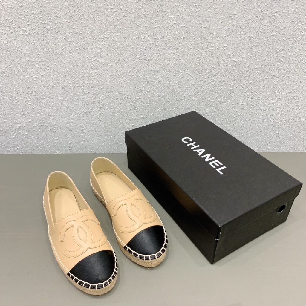 Chanel Espadrilles Beige Black G29762 X01000 C0204 - Image 8