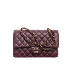Chanel Classic Handbag Red 25Cm