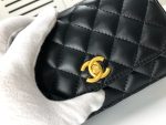 Chanel Woc Falp Pearl Crush Bag With Chain Black 19Cm - Image 6