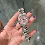 Rolex Datejust Diamond Bezel Oyster White Gold Pink 28mm - Image 3
