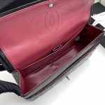 Chanel Classic Flap Sliver Hardware Black 33Cm - Image 9