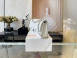 Chanel Classic Double Flap Bag White 25cm - Image 6