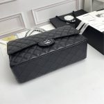 Chanel Classic Flap Sliver Hardware Black 33Cm - Image 10