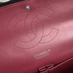 Chanel Classic Flap Sliver Hardware Black 33Cm - Image 11