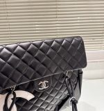 Chanel Cambon Flap Tote Quilted Leather Black 36Cm - Image 5