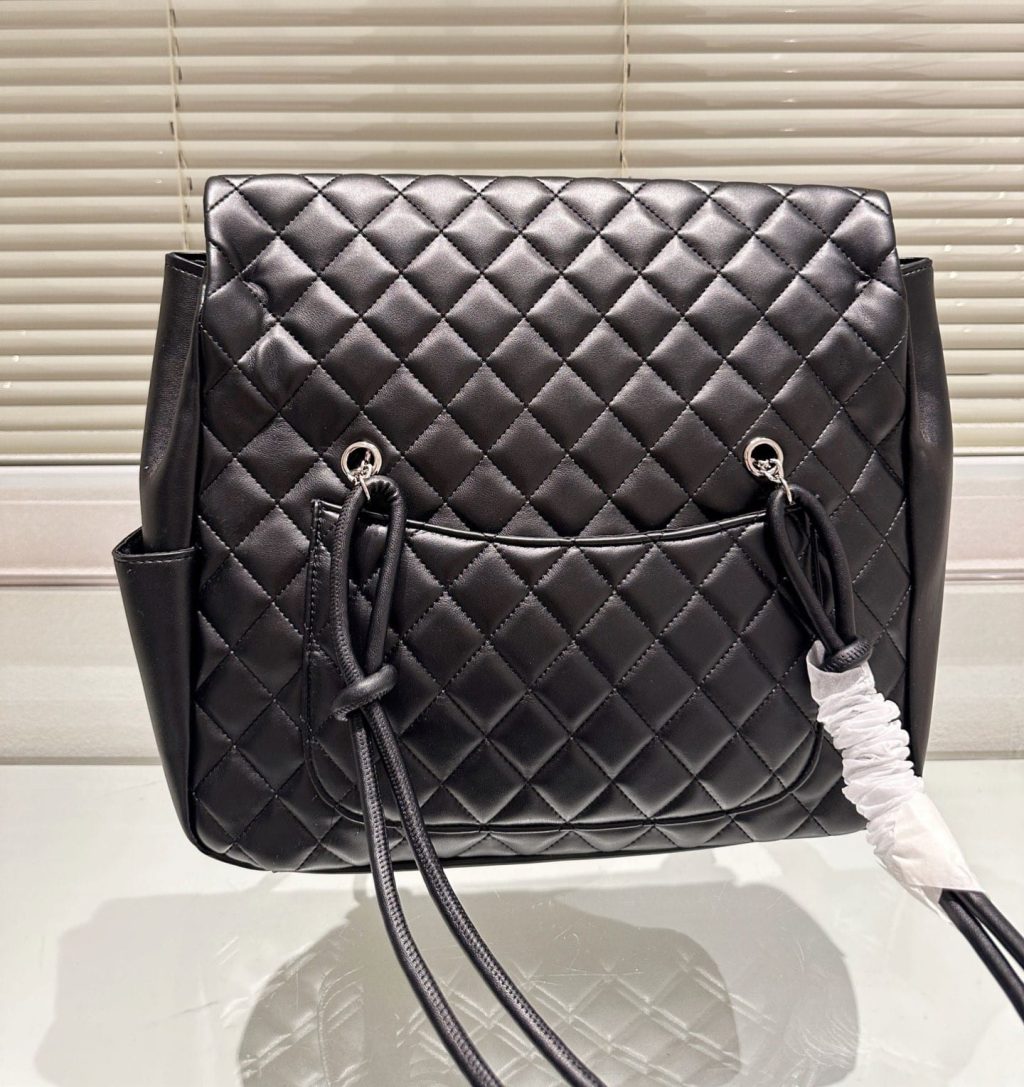 Chanel Cambon Flap Tote Quilted Leather Black 36Cm - Image 7