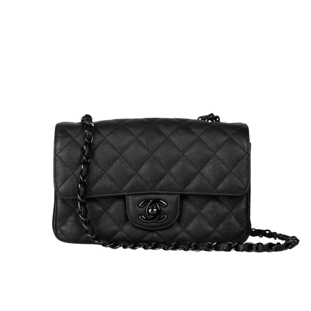 Chanel Flap Bag Black 20Cm - Image 2