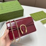 Gucci Dionysus Super Mini Bag Patent Leather Rosso Ancora Red 18Cm 795368 0Aaa8 6207 - Image 3
