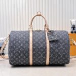 Louis Vuitton Keepall Bandoulière 45 Denim Cloudy Gray 45Cm M13748 - Image 3