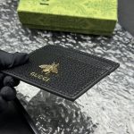 Gucci Animalier Leather Card Case Black 10cm 523685 Dj20t 1000 - Image 4