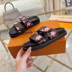 Louis Vuitton X Murakami Lv Sunset Flat Comfort Mule Sakura Brown 1agvyy - Image 4