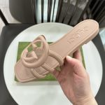 Gucci Women's Interlocking G Slide Sandal Light Beige 780307 J8700 2526 - Image 2