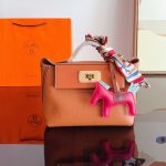 Hermès Kelly 24/24 Gold Hardware Evercolor Gold 21Cm - Image 3