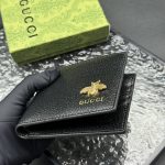 Gucci Animalier Bi Fold Wallet Black 11cm 523664 Dj20t 1000 - Image 4